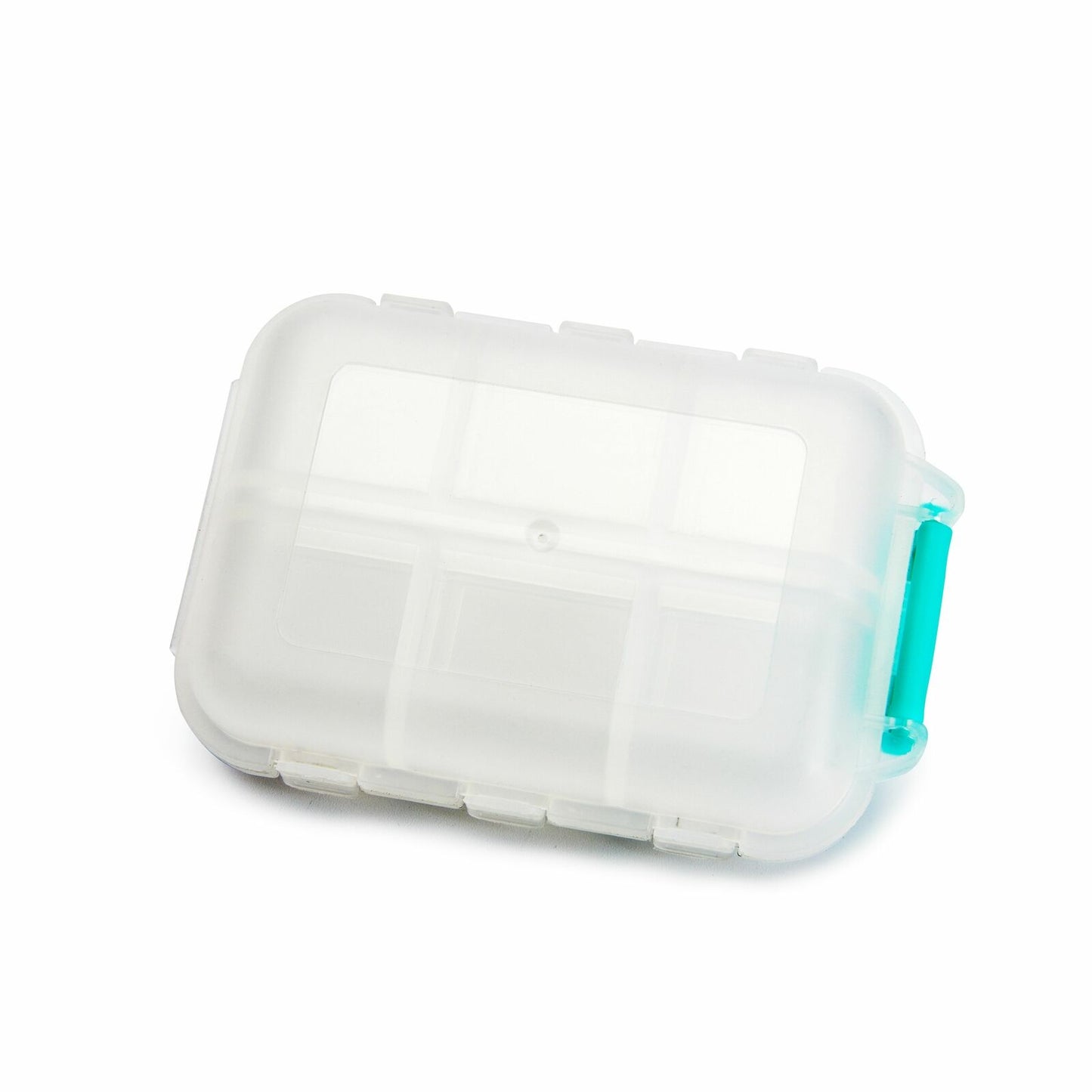 Pill Box 12 Grids Case Travel Medicine Tablet Dispenser Storage Plastic 10x7x3cm