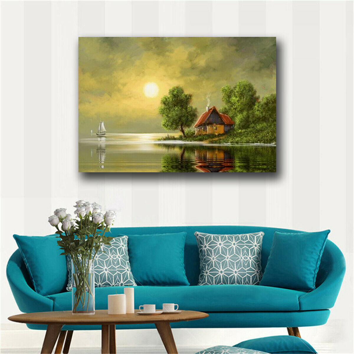 Seascape Wall Art Painting Canvas Prints for Living Room Home Decor
