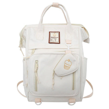 Multifunctional Nylon Backpack Laptop Casual Style Handbag School Bag 20-35 L