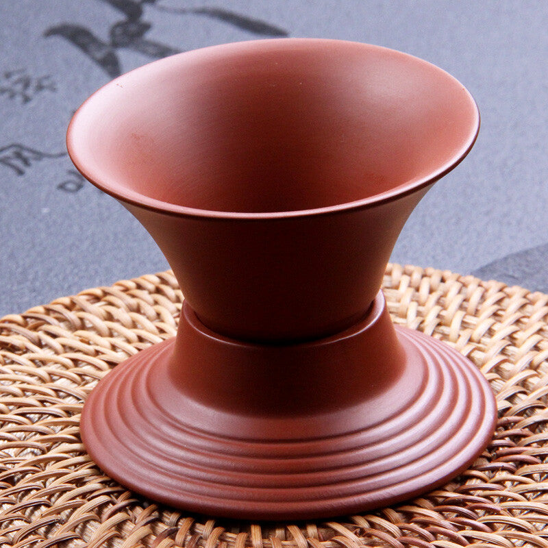 Tea Strainer & Holder Chinese Zisha Purple Clay Filter Net For Tea Accessories