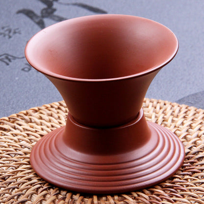 Tea Strainer & Holder Chinese Zisha Purple Clay Filter Net For Tea Accessories