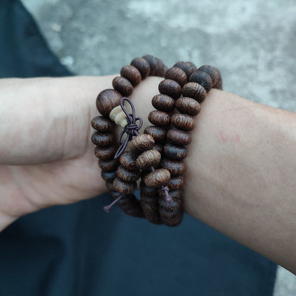 108x Jewelry For Men Bracelet Bead Ring Buddha Pray Rosary Pipal Tree Bodhi