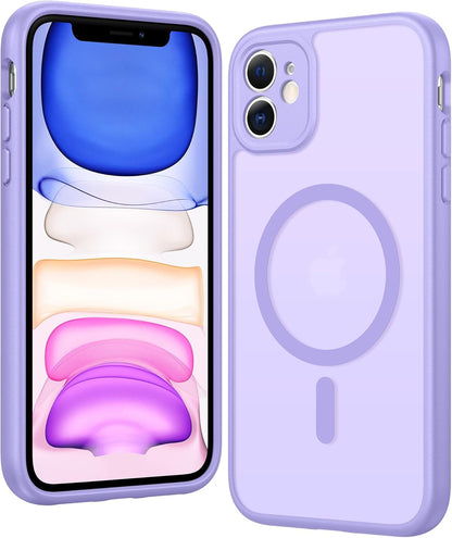 for Iphone 11 Case Matte: Magnetic Phone Cases Compatible with Magsafe Slim anti