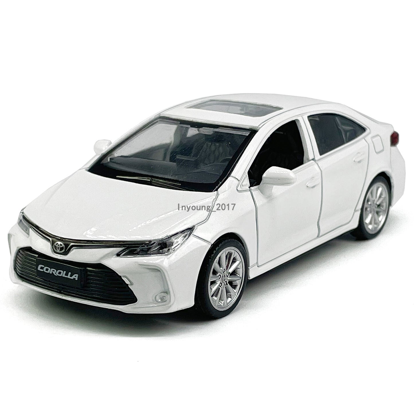 1/43 Corolla Sedan Model Toy Car Diecast Toy Vehicle Boys Toys for Kids Gifts