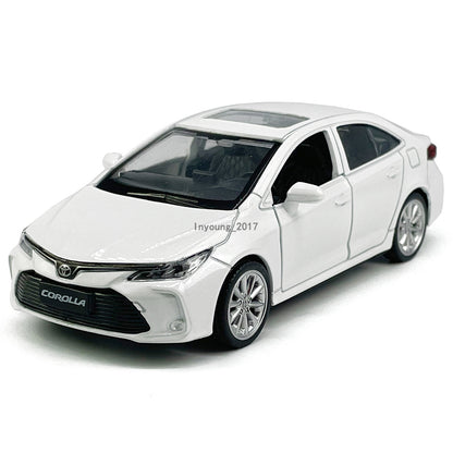 1/43 Corolla Sedan Model Toy Car Diecast Toy Vehicle Boys Toys for Kids Gifts