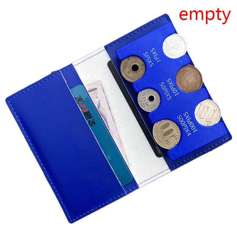 Thin Soft Style Wallets Coin Bag Coin clip Detachable 2-in-1 coin wallet