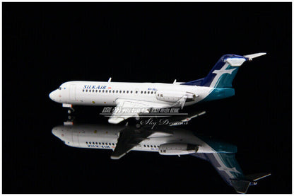1:400 JC Wings SILK AIR FOKKER FK70 Passenger Airplane Diecast Aircraft Model