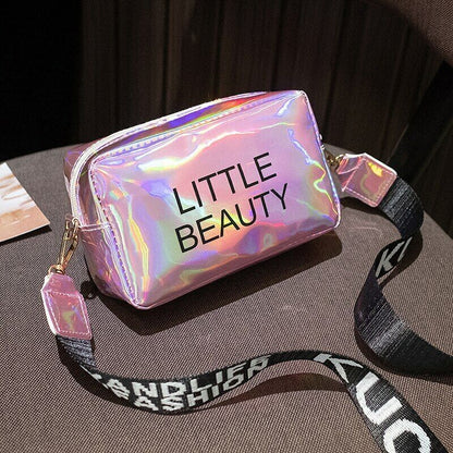 New Female Mini Laser Crossbody Bags PVC Casual Messenger Shoulder Bags Fashion