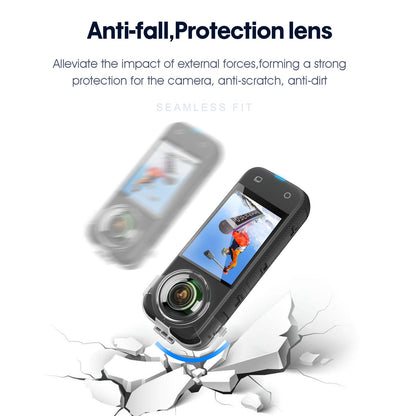 Anti-Fall Clear Lens Guards Protective Cover Case For Insta 360 One X3 Camera