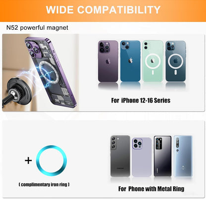 Ring Light Phone Holder Attachment, Strong Magnetic Phone Holder for Ring Light