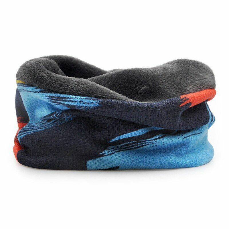 Skiing Hat Warm Winter Skating Skull Cap Beanie Fleece Scarf Snowboard One Size