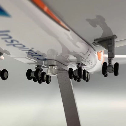 1:160 46CM ANA AIRBUS A380 Passenger Airplane Landing Gear Resin Aircraft Model
