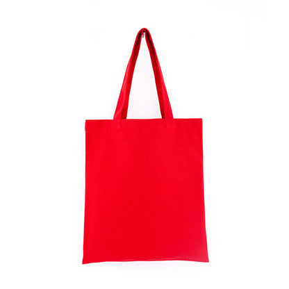 Solid Color Canvas Bags Shopping StorageBags Tote Bag Eco-friendly Shopping Bags