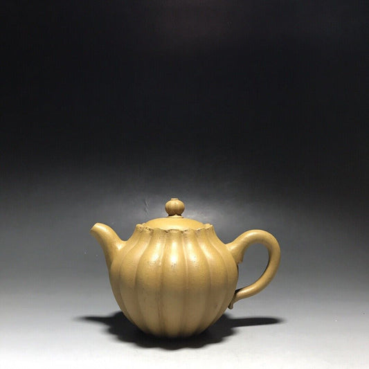 vintage chinese yixing purple clay teapot zisha ceremony carving Collectible art