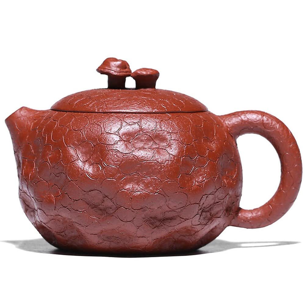 200ml Yixing Purple Clay Xishi Teapot Handmade Tea Set Kung Fu Tea Ceremony