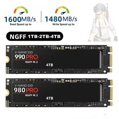 M. 2NGFF 990PRO Solid State Drive 4TB SATA3 High Speed SSD 1TB 970EVOplus