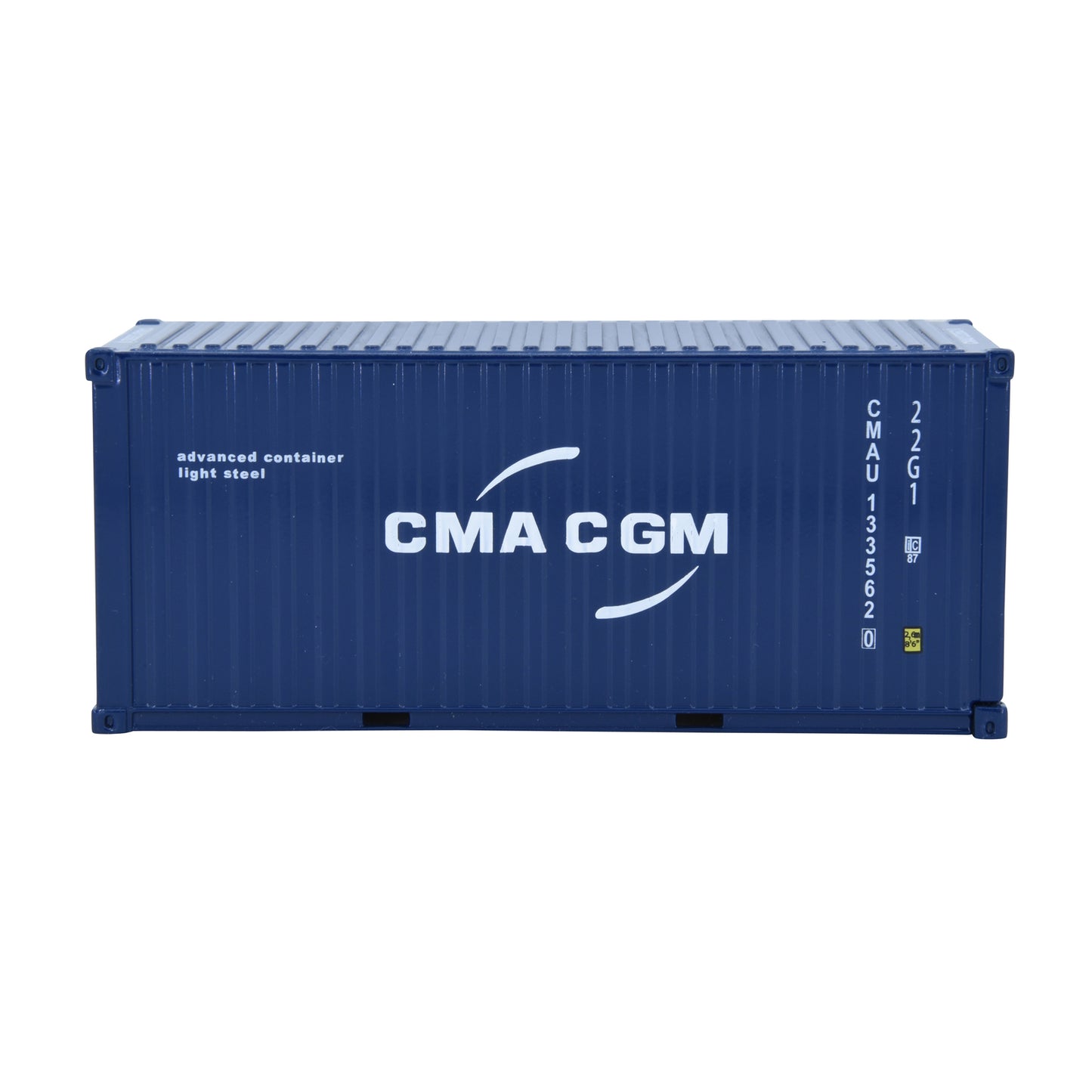 1:50 CMA CGM 20GP Metal Shipping Container Model Toy Home Office Decor Gift
