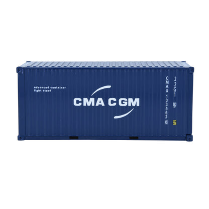 1:50 CMA CGM 20GP Metal Shipping Container Model Toy Home Office Decor Gift
