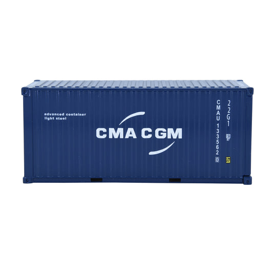 1:50 CMA CGM 20GP Metal Shipping Container Model Toy Home Office Decor Gift