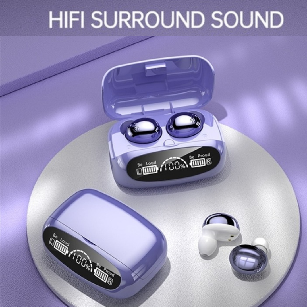 Bluetooth 5.0 Earbuds for Smart Phone Cell Headset Wireless Earphone Waterproof