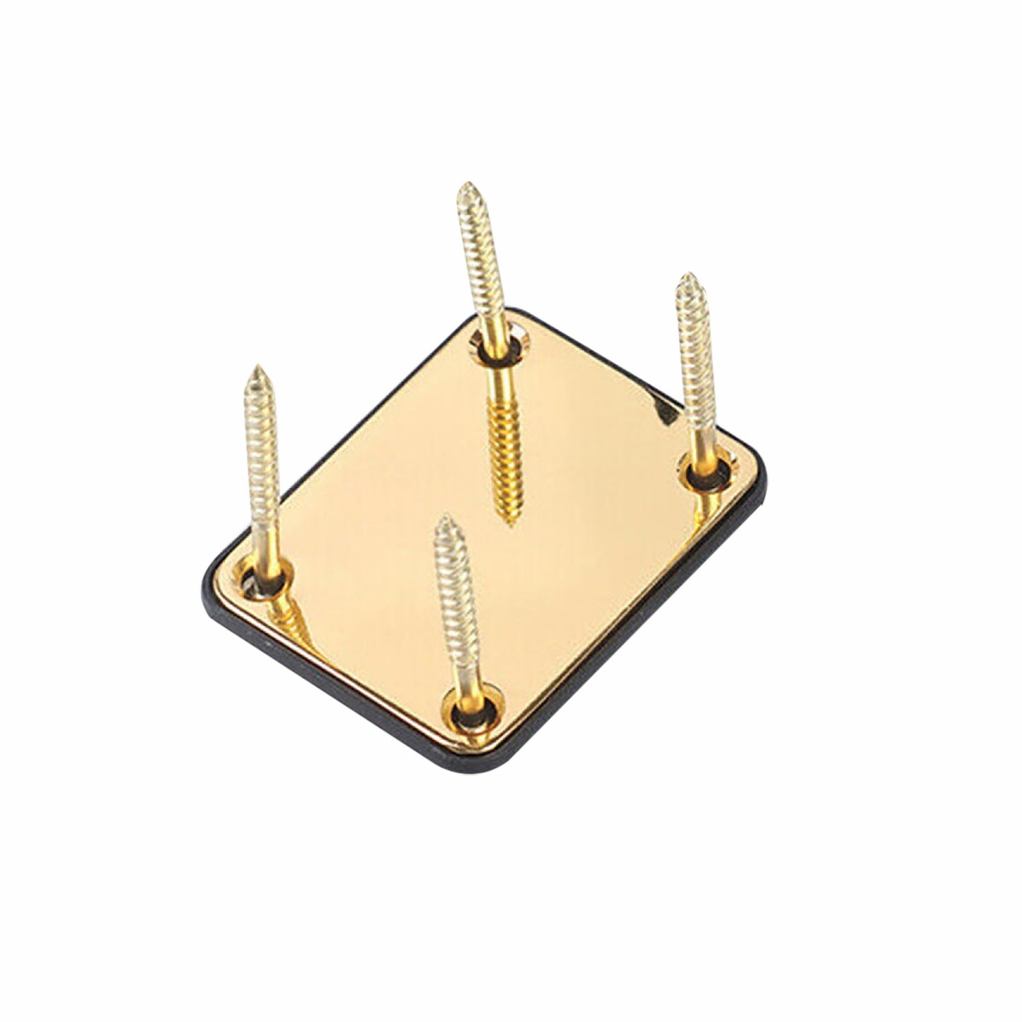 Gold Neck Plate w/ 4 Screws For Strat Tele LP SG Jazz Bass Electric Guitars yy