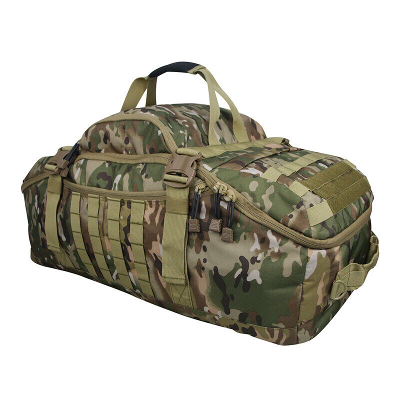 Tactical Travel Backpack Military MOLLE Duffel Bag Outdoor Luggage 35L Waterproo