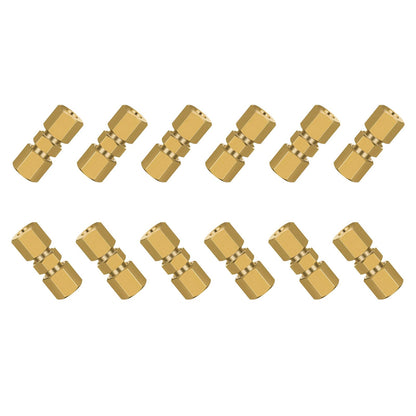 Straight Brake Line Compression Fitting Union Fits 3/16in or 4.75mm tubes