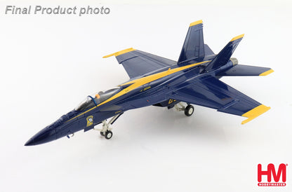 1:72 HM F/A-18E Blue Angels US Navy, 2021 Fighter Diecast Plane Aircraft Model