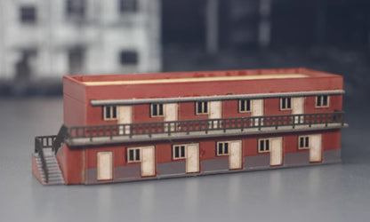 1/160 Train Station Model Scene Assemble Model Ornaments Not Colored