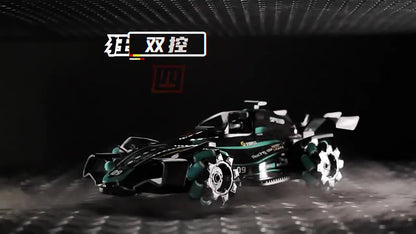Remote control stunt drift 4WD light spray gesture induction children's toy car