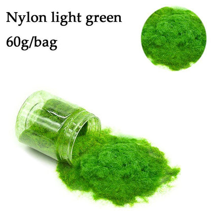 Static Grass Powder 3MM Simulation Turf Flocking Nylon Toy Model Scenery Making