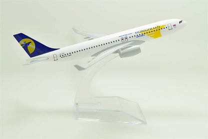 1:400 16cm B767-300ER Mongolian Airlines Metal Airplane Model Plane Toy