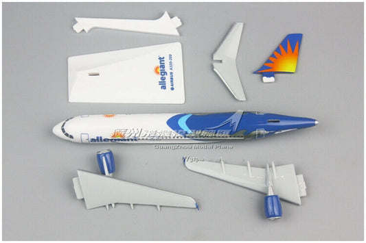 1:200 allegrant AIRBUS A320 Passenger Airplane ABS Plastic Plane Aircraft Model