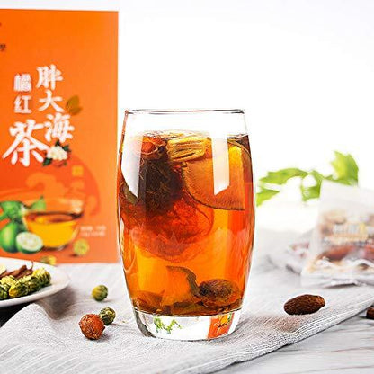 Pangdahai Orange Black Tea Pang Da Hai JU HUA HONG CHA120g (12gX10Bags)