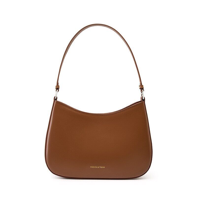Genuine Leather Shoulder Bag Women Ladies Armpit Bag Cowhide Hobo Bag