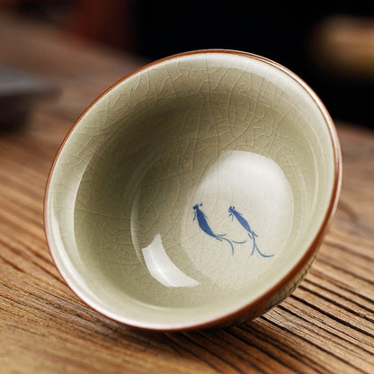 Jingdezhen Chai Kiln Press Master Ancient Ceramic Special Single Cup Tea