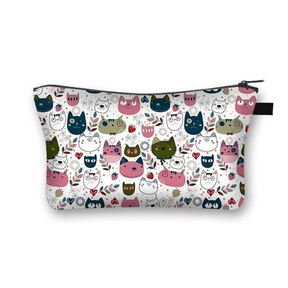 Cosmetic Bag Cartoon Toiletries Purse Small Clutch Makeup Handbag 13*15*21CM 1PC