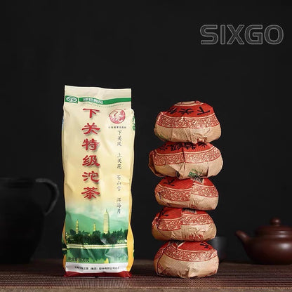 500g 2007 Xiaguan Te Ji Tuo Cha Premium Grade Puer Tea Raw Pu-erh Shen Tuo Pu Er