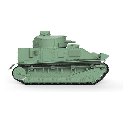 SSMODEL SS72578 1/72 25mm Military Model Kit British Vickers Mk.II Medium Tank
