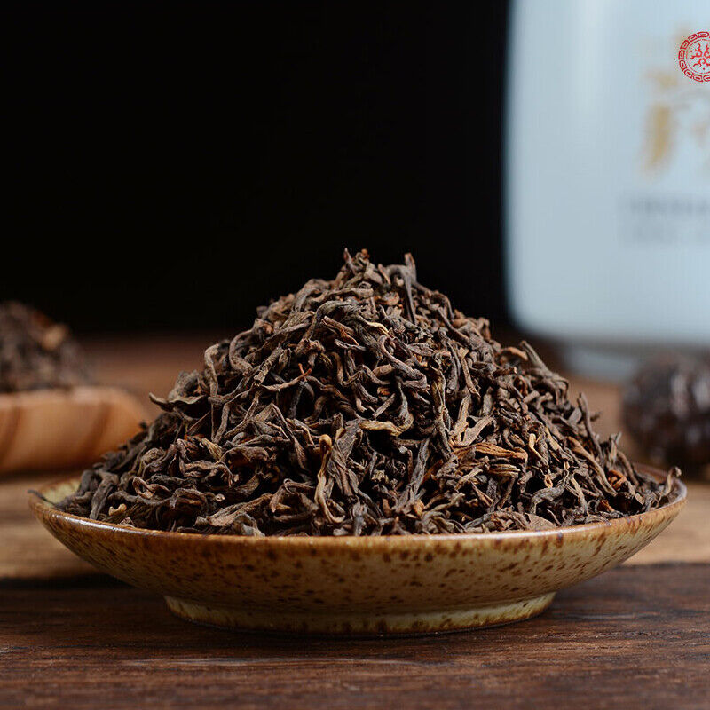GuangXi Wuzhou Liu Pao Hei Cha Liu Bao Aged Black Dark Tea In Basket 500 grams