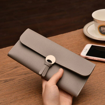 Women Leather Wallet Rfid Design Lady Party Clutch Bag Fashion Long Purse Gifts