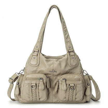 Shoulder Bag Crossbody Multifunctional Handbag Waterproof Purse Traveling Pack