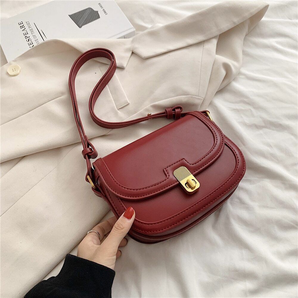 Crossbody Bags For Women Lock Shoulder Purse Ladies Handbags