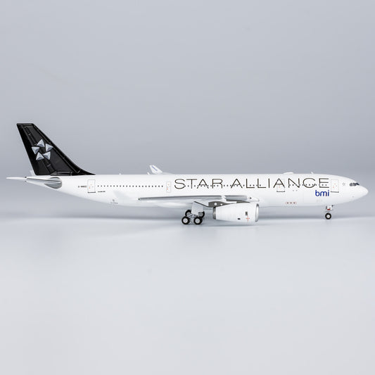 1:400 NG Model bmi STAR ALLIANCE AIRBUS A330-200 Airplane Diecast Aircraft Model