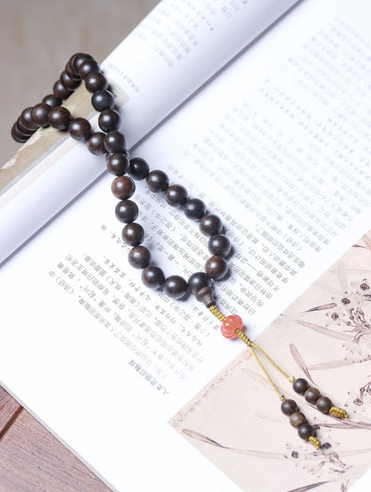 10mm Chinese Natural Eaglewood Handmade Exquisite Bracelets 31328