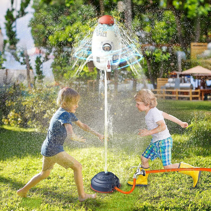 Rocket Launcher Outdoor Water Toys, Kids Sprinkler, Holiday & Birthday