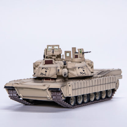 1/72 Panzerkampf US M1A2 TUSK1 AbramsM1 Main Battle Tank Sand Finished Model