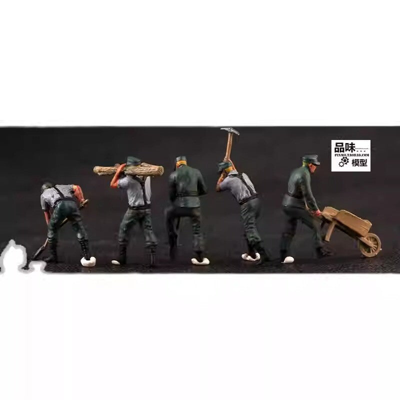 1/72 German Logistics Clearance Soldier 5 Soldier Model