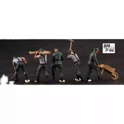 1/72 German Logistics Clearance Soldier 5 Soldier Model