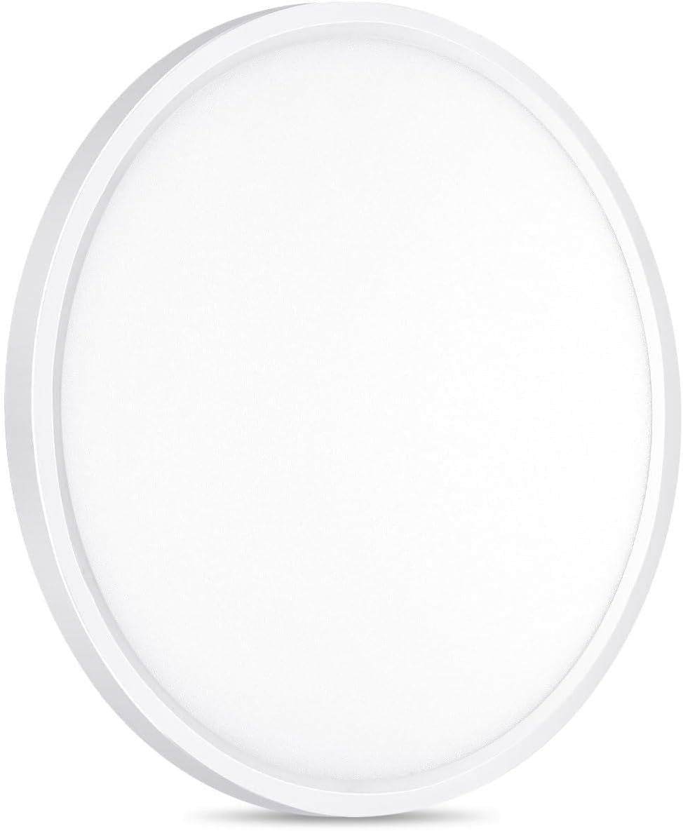 1 Pack LED Flush Mount Ceiling Light, 24W Ultra Thin round White 3000K/4000K/650